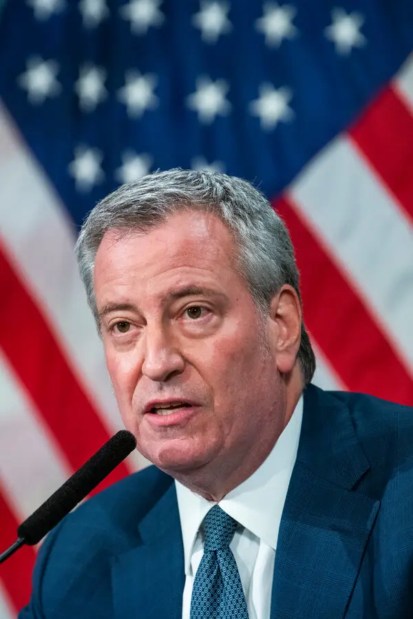 Bill de Blasio, the former mayor of New York City