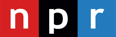 The logo of NPR